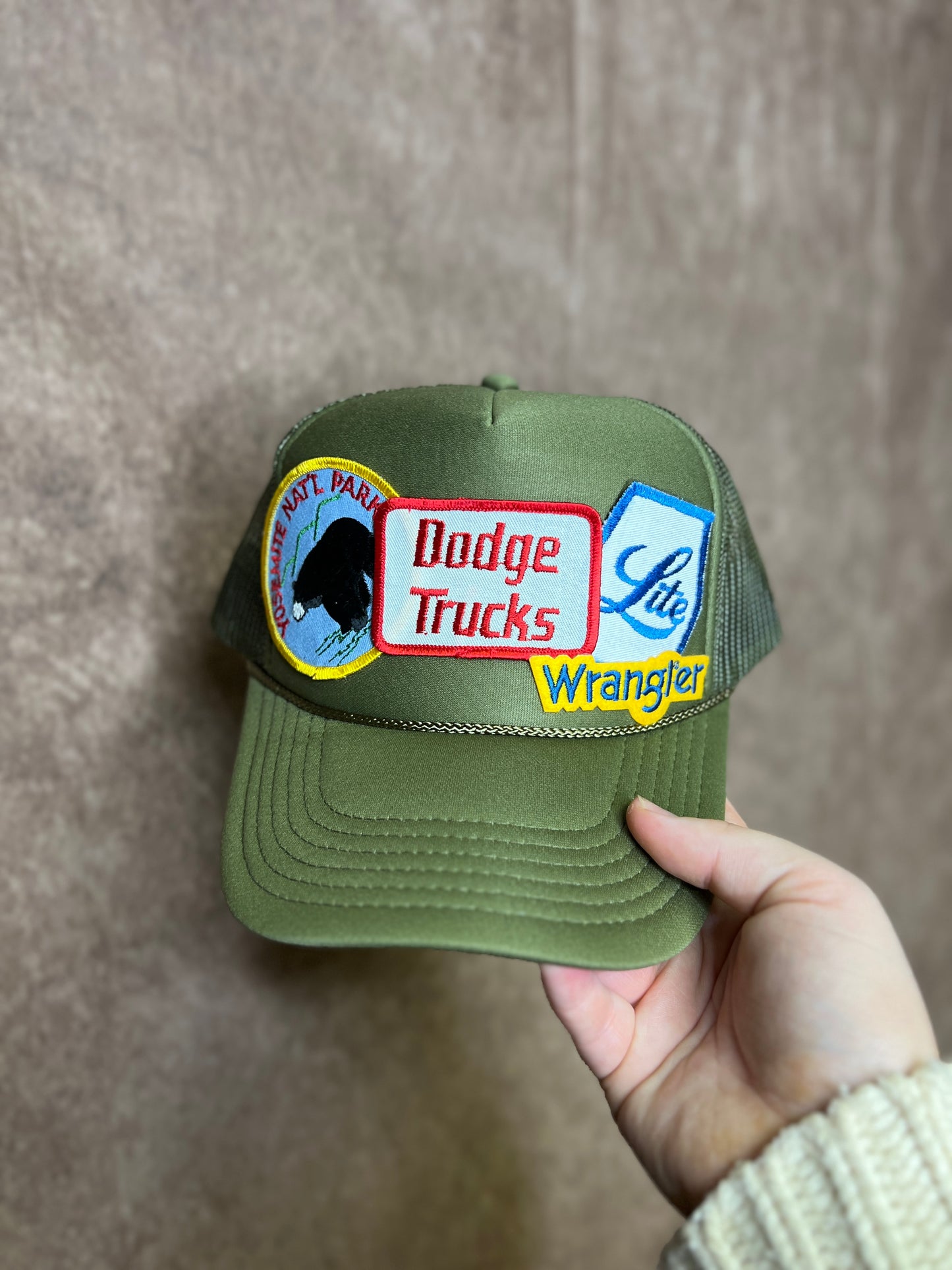Green Dodge Trucker