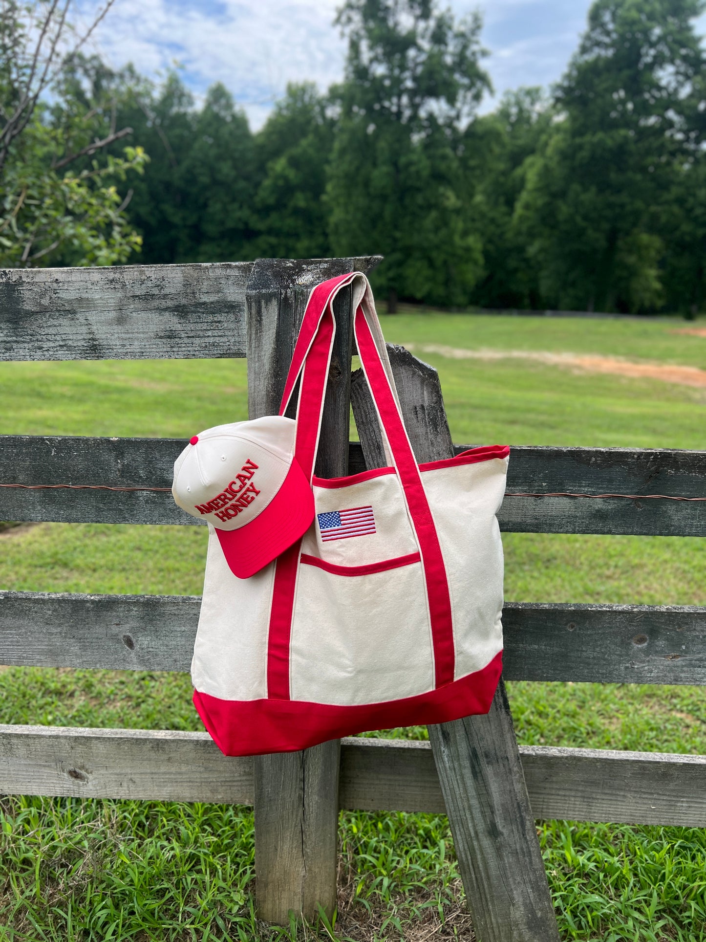 American Flag Tote