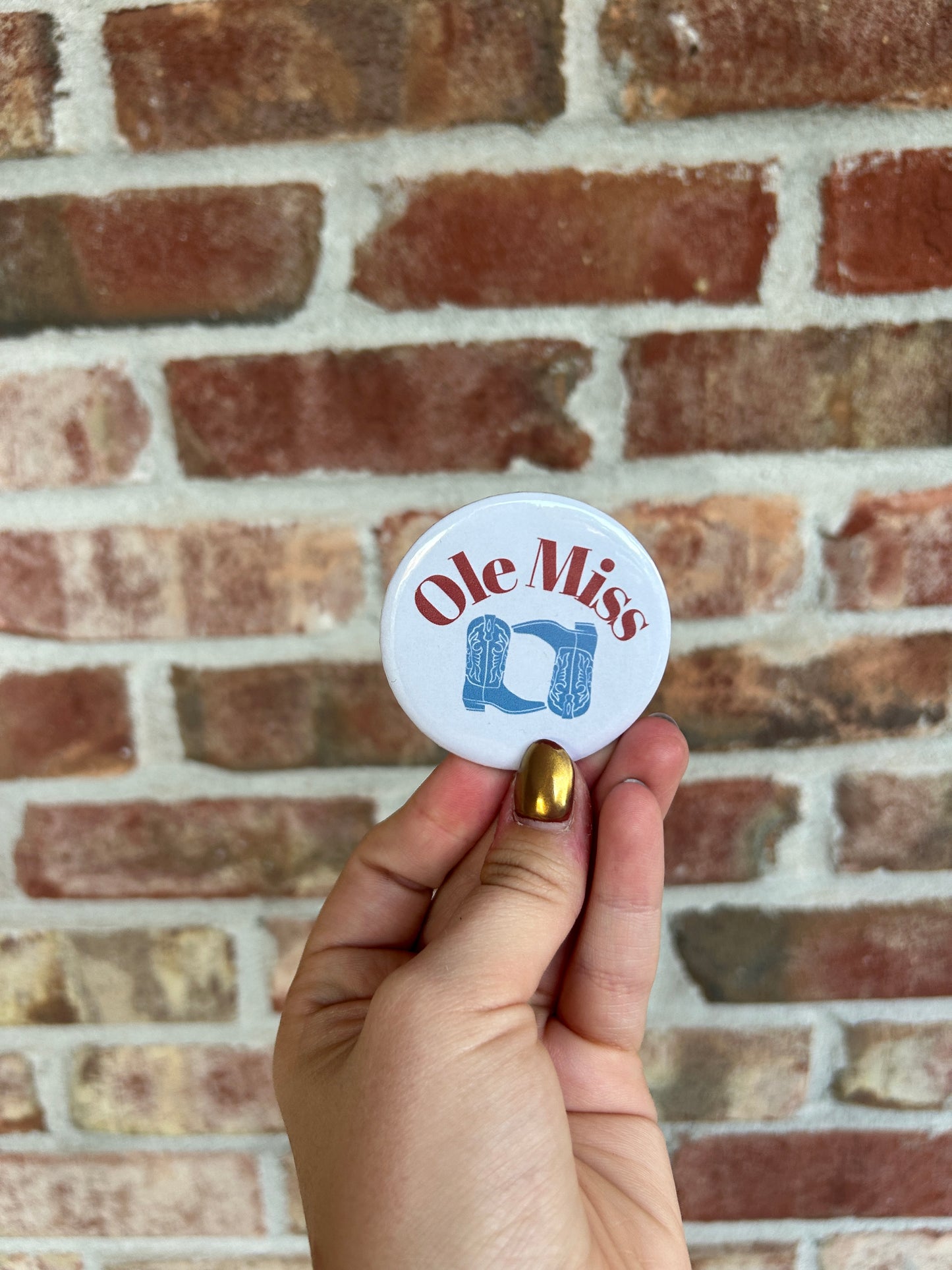 Ole Miss Game Day Button
