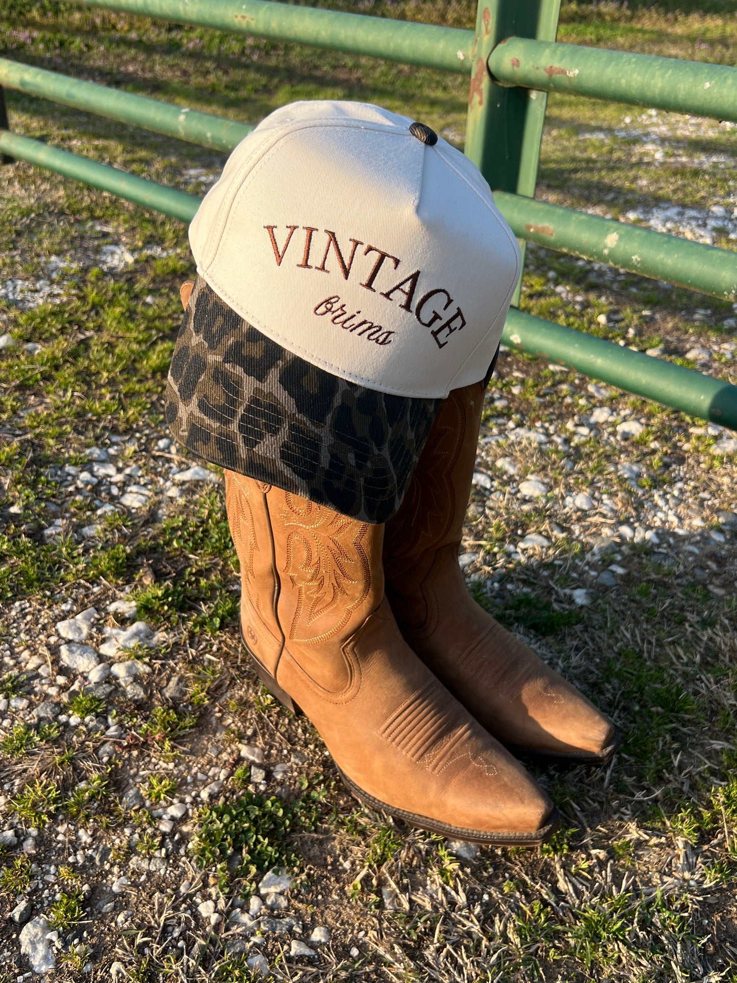 Vintage Brims Cheetah Trucker