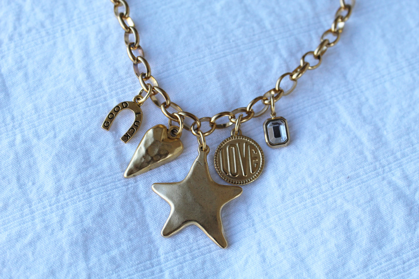 Love Charm Necklace - 16inch