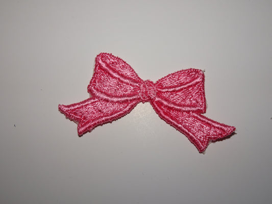 Pink Bow Small Patch