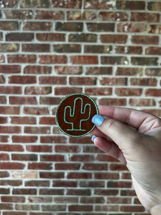 Brown Cactus Medium Patch