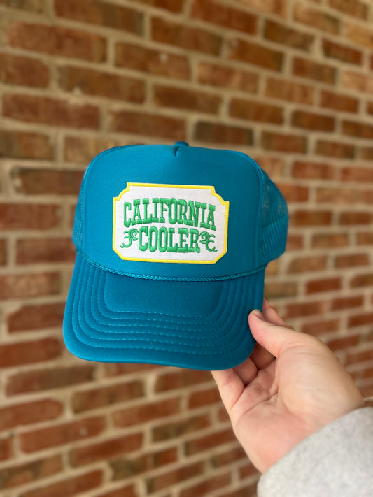 California Cooler Teal Trucker