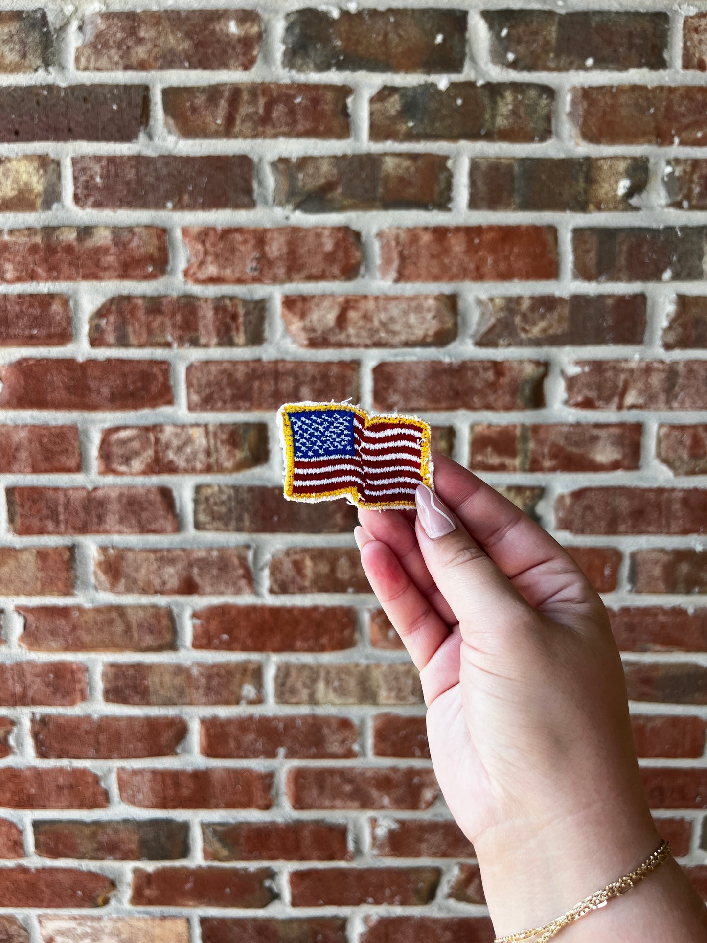 Vintage American Flag Medium Patch