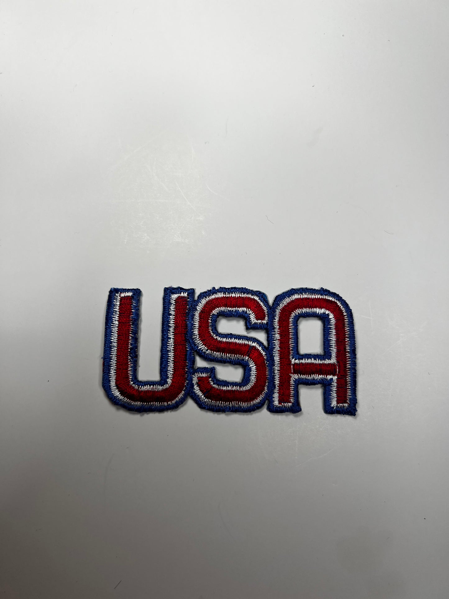 Vintage USA Letters Blue Large Patch