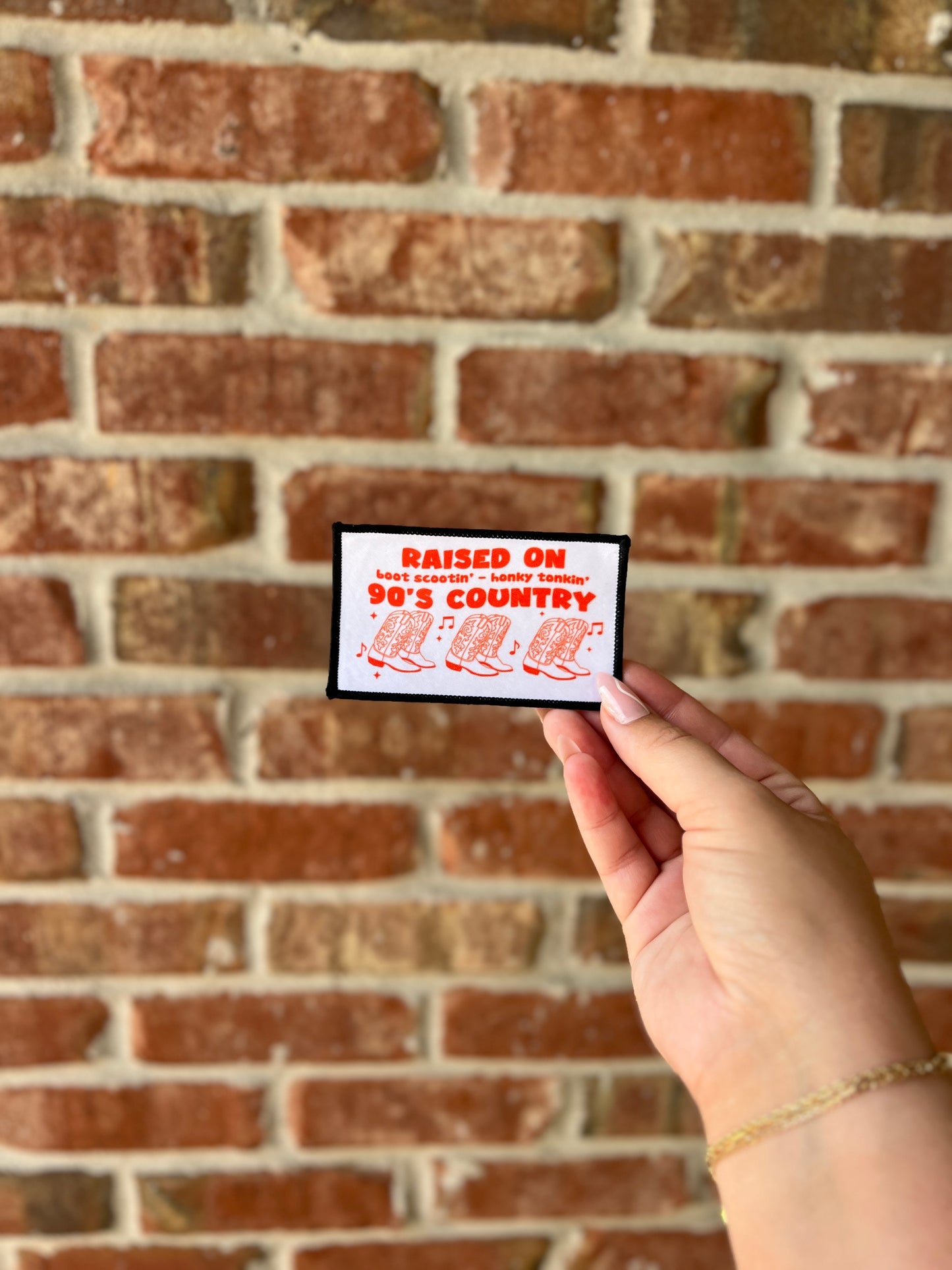 Raised on 90’s Country Medium Patch