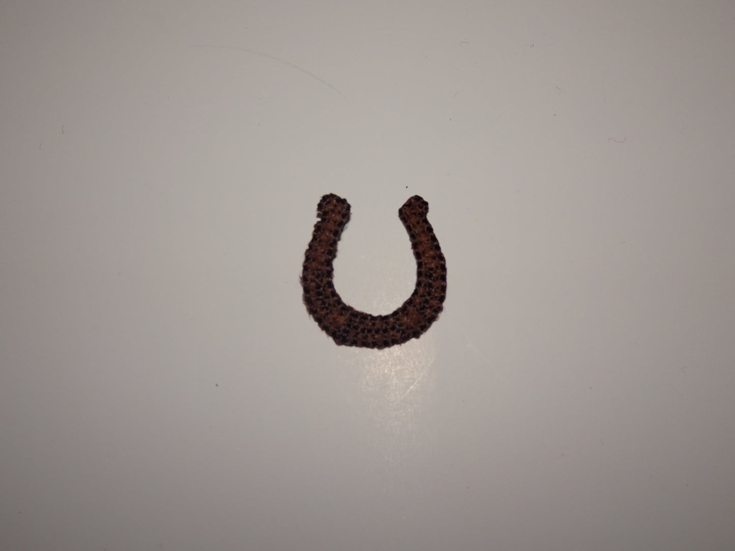 Brown Horseshoe Small Patch