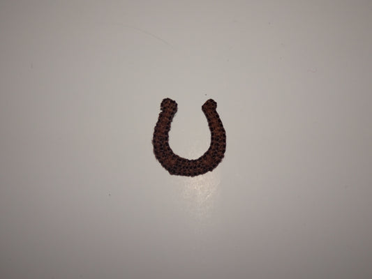 Brown Horseshoe Small Patch