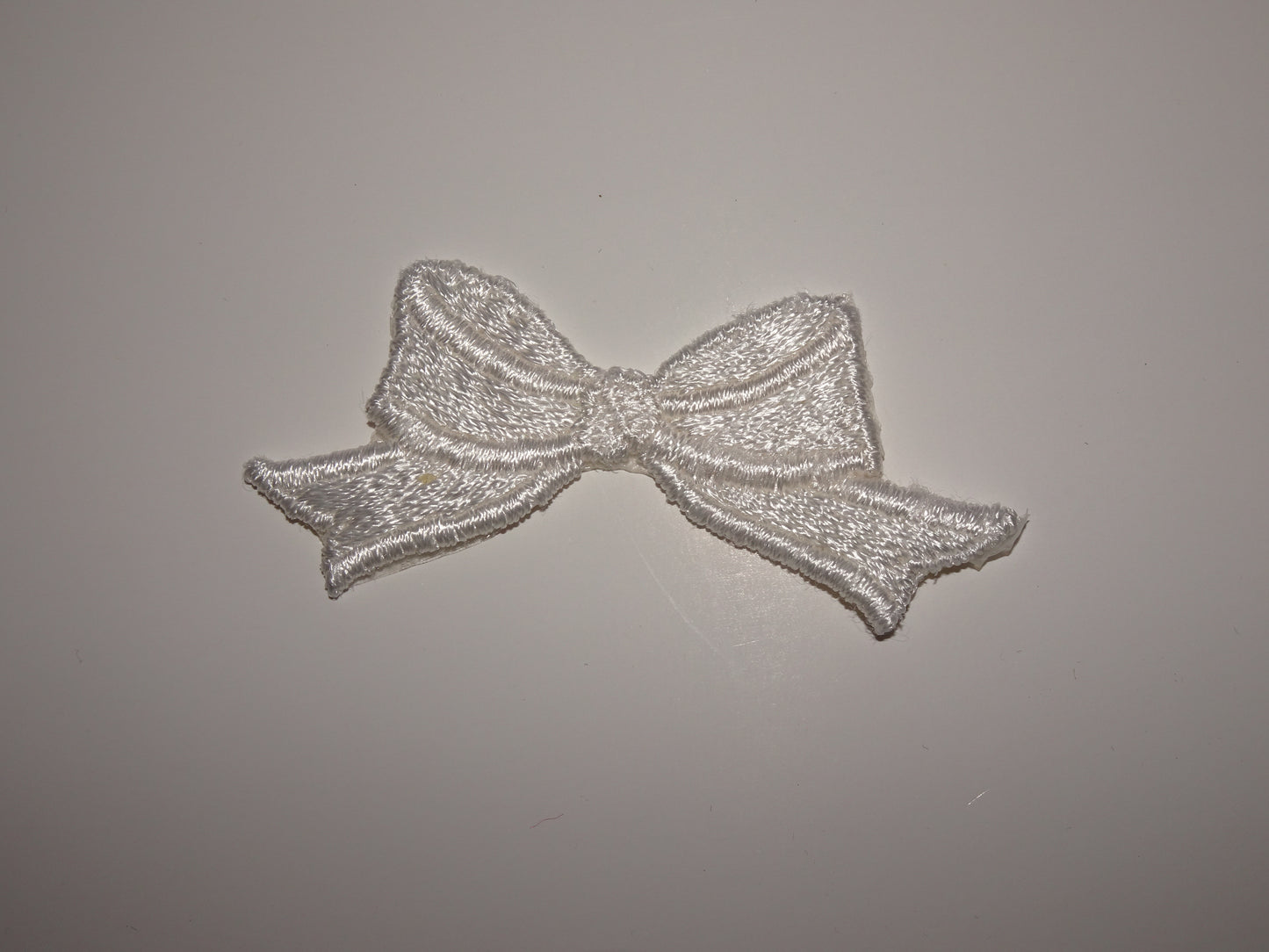 White Bow Small Patch