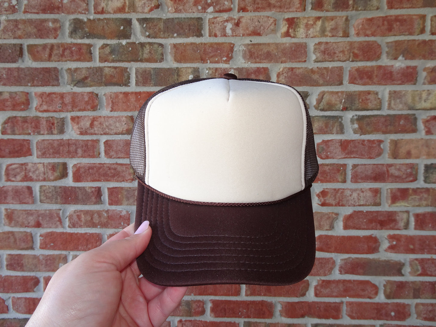 Brown & Tan Custom Hat