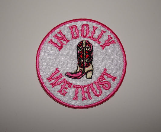 In Dolly We Trust Medium Patch