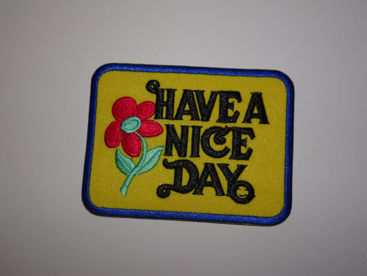 Have a Nice Day Large Patch