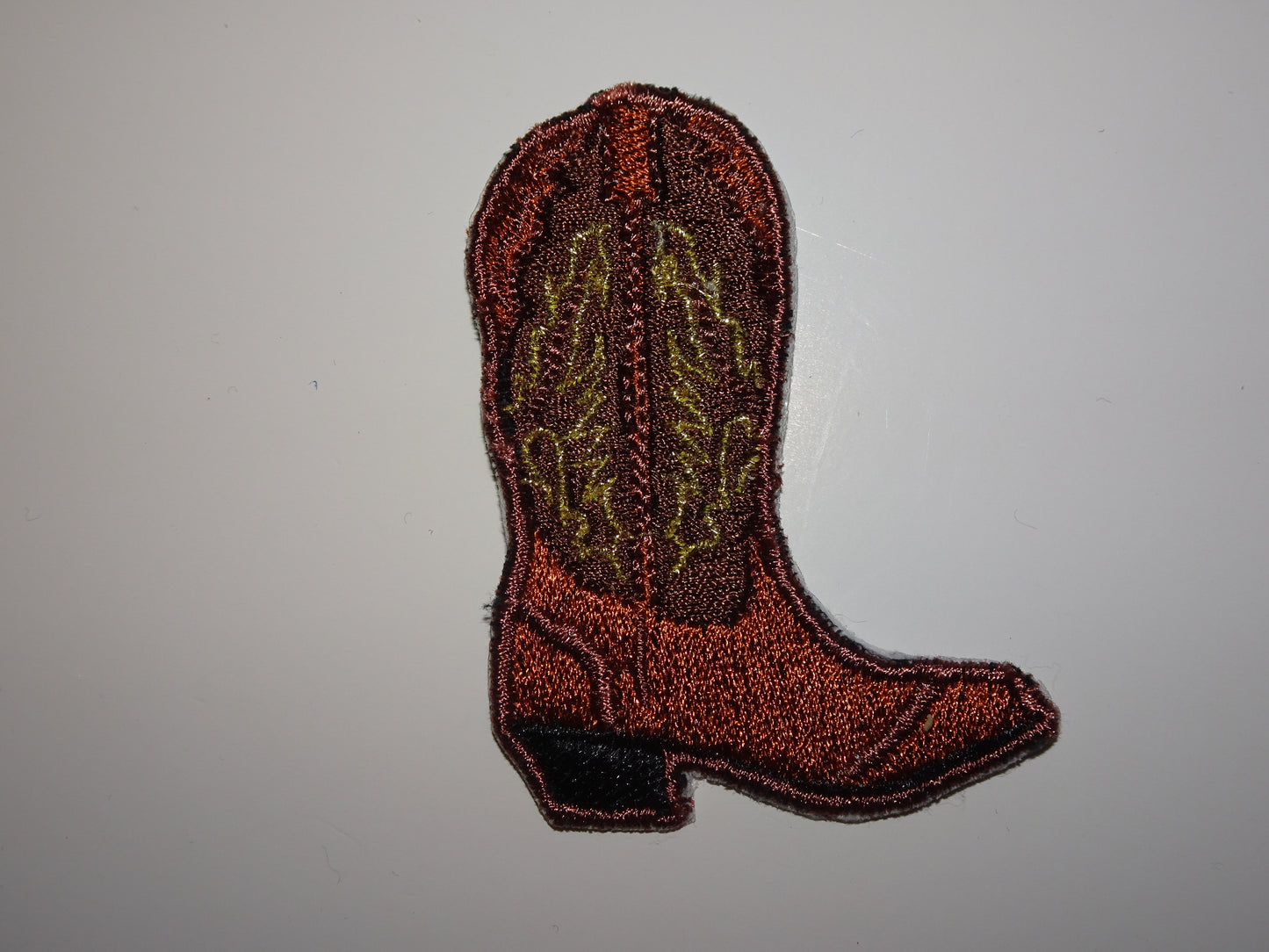 Brown Medium Cowboy Boot Patch