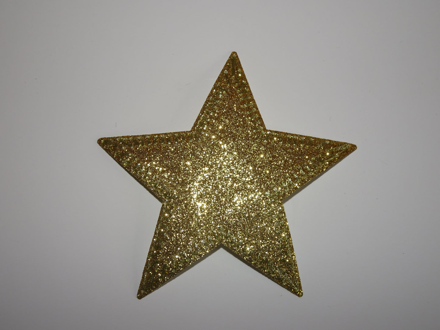 Gold Glitter Medium Star Patch