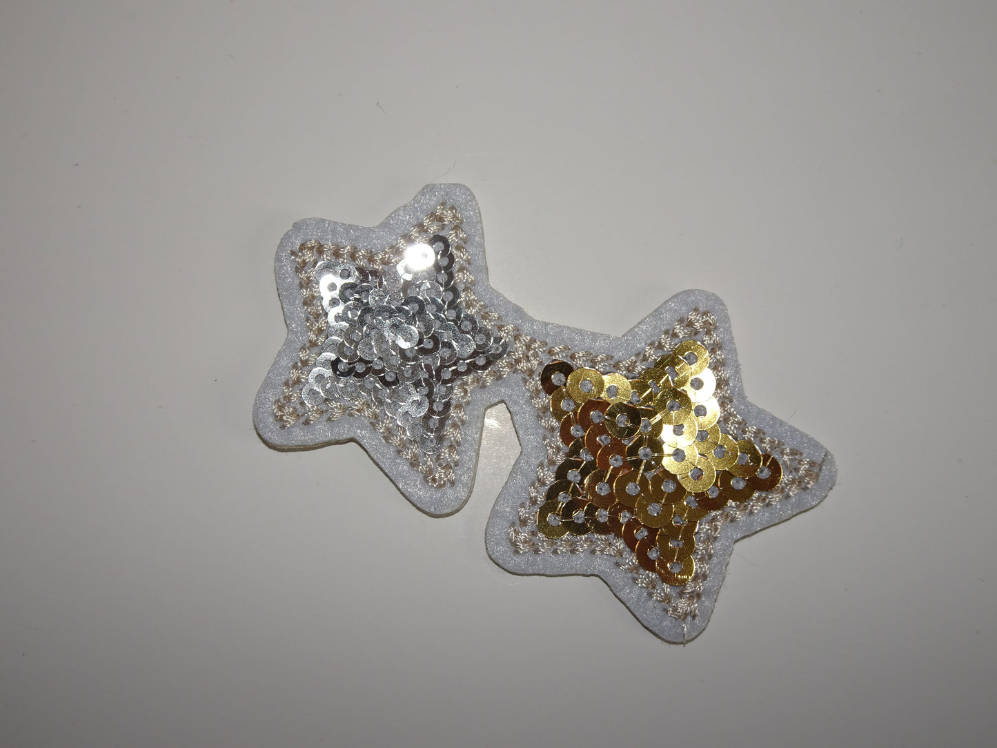 Gold & Silver Double Star Small Patch