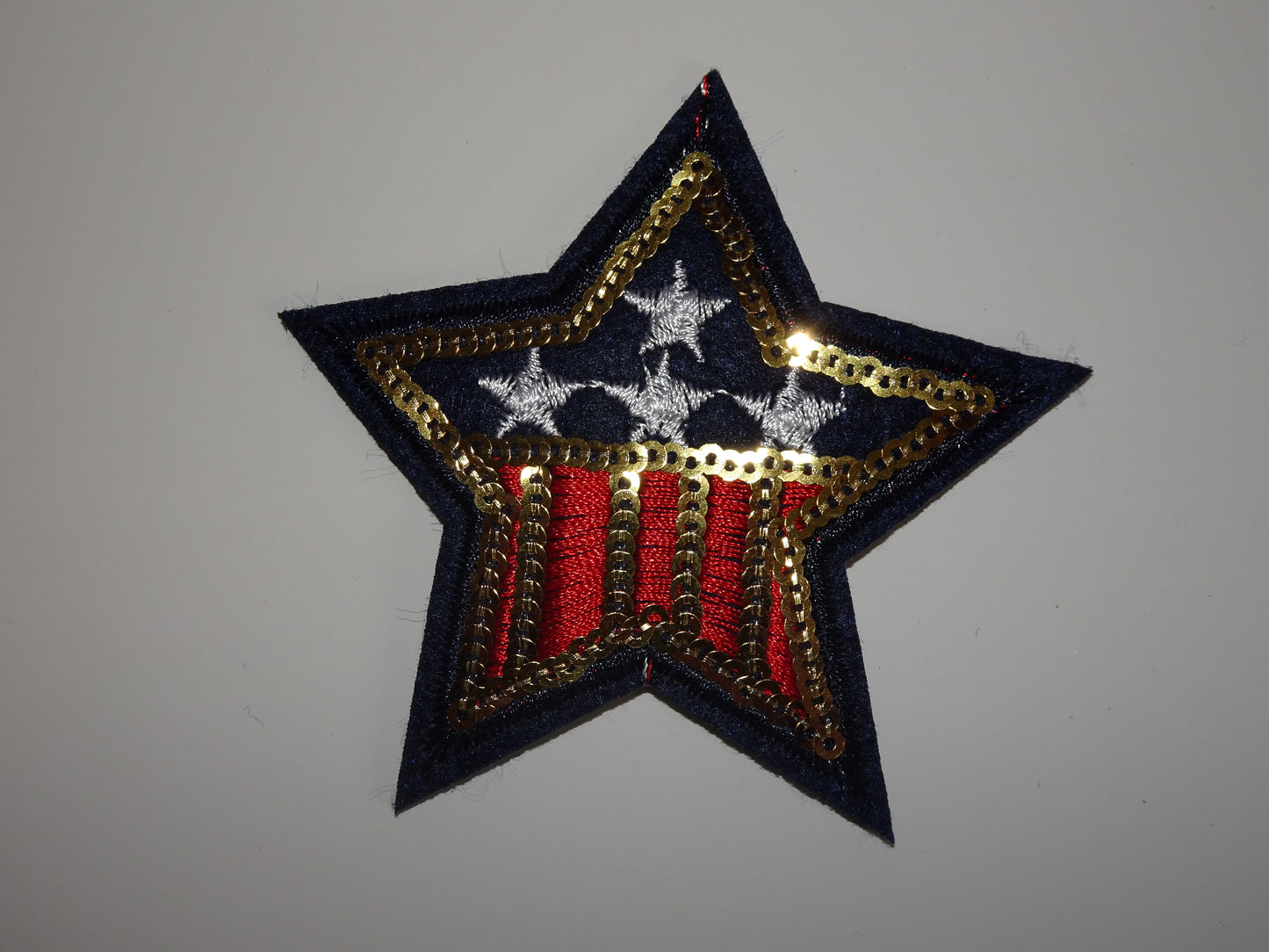 American Flag Medium Star Patch