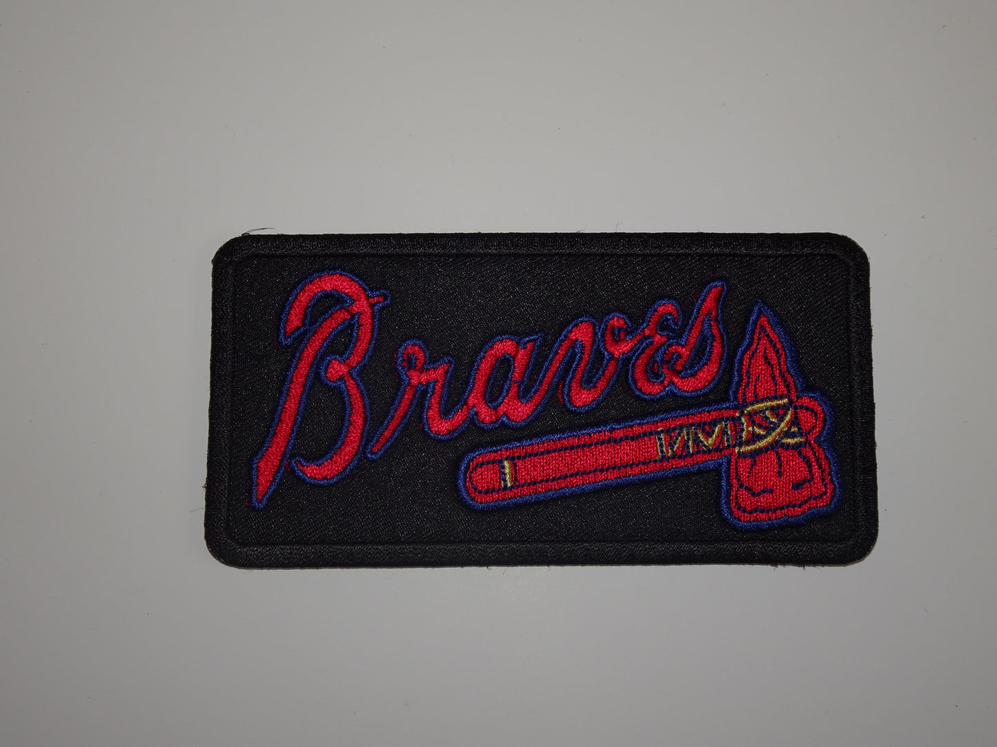 Braves Black Large Patch