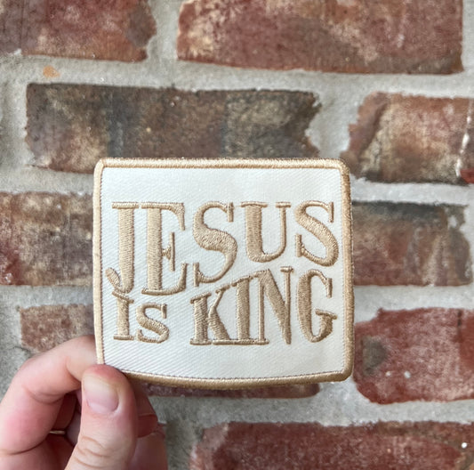 Jesus is King Large Patch