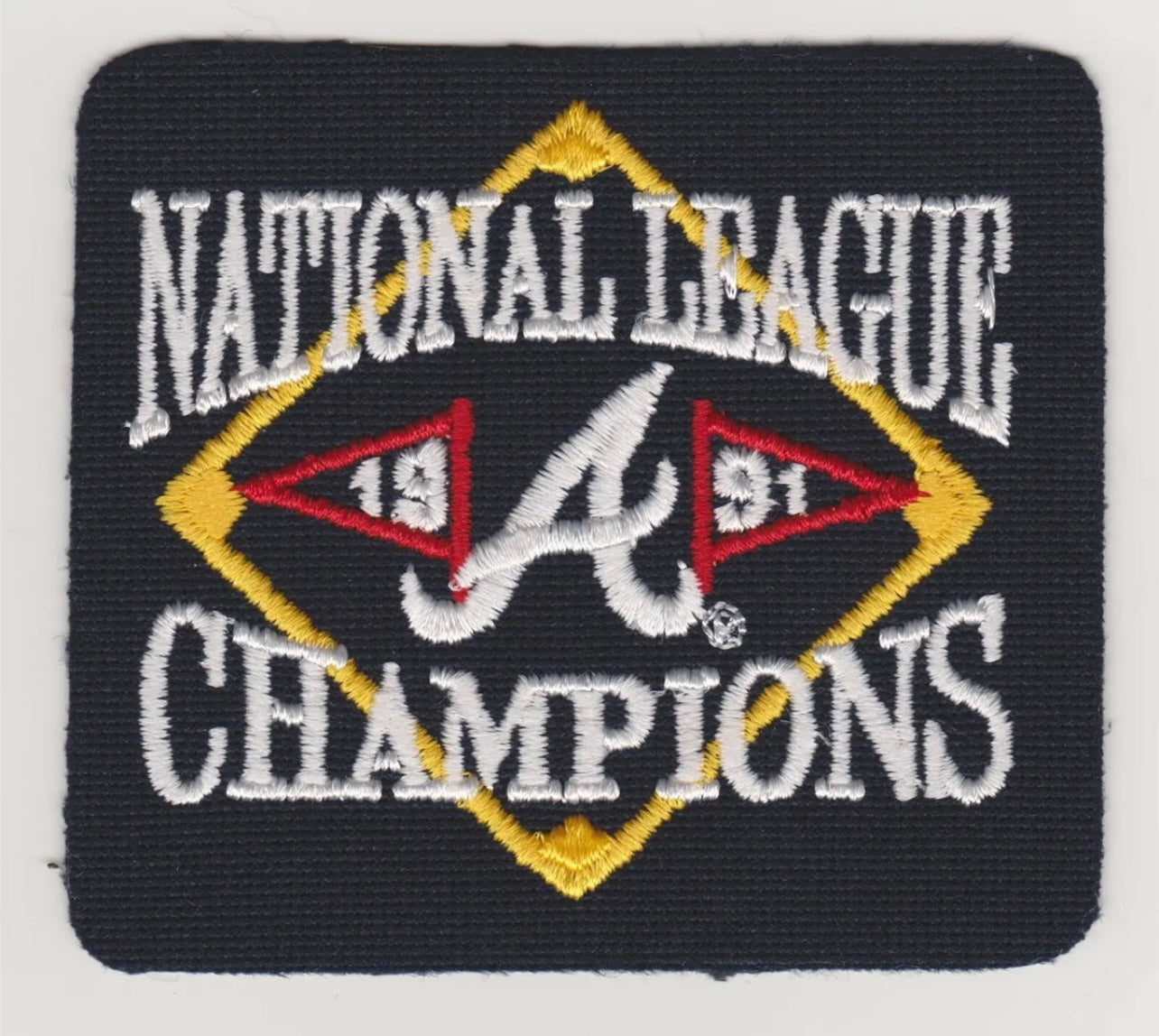 1991 Braves Large Patch