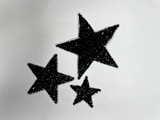 Black Stars Small Patch