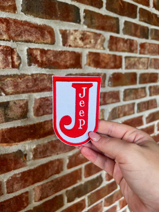 Vintage Jeep Shield Large Patch