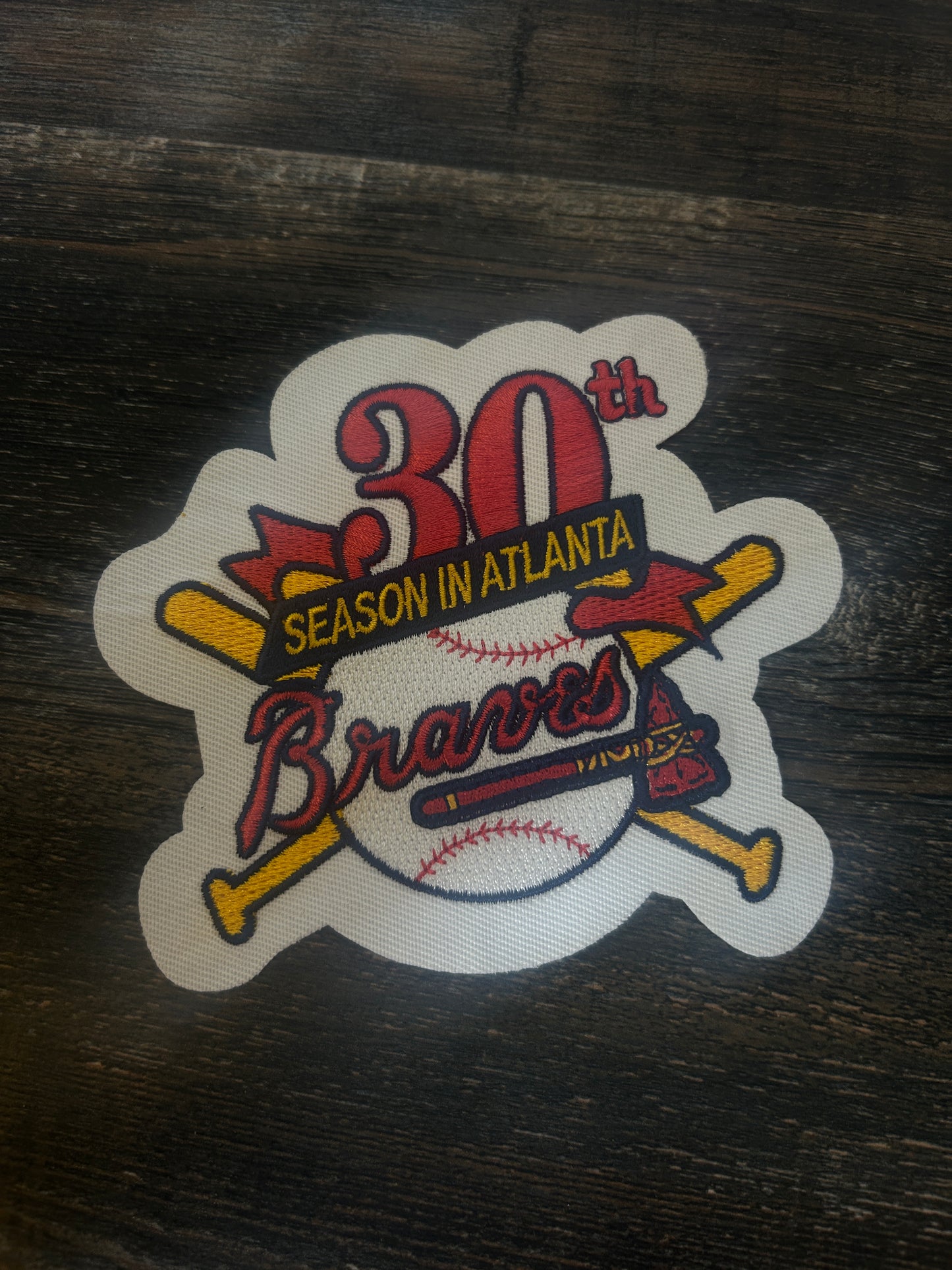 30th Season Braves Large Patch