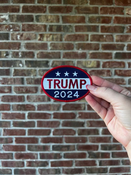 Blue Trump 2024 Large Patch