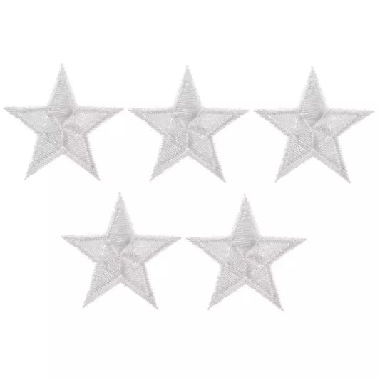 White Small Star Patch